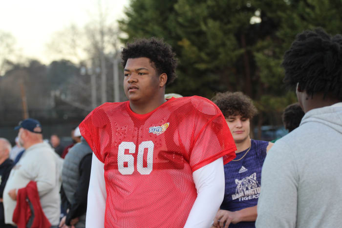 Nick Brooks, 2025 OT - Brooks is one of the most physically dominant prospects in the state. He stands 6-8 and 330 lbs. as a sophomore. Holds 4 P5 offers.